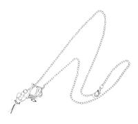 ifundom Collar Colgante de Tijeras Vintage Mini Máquina de Coser Cadena Plateada Collar Creativo para Mujer Joyería de Moda Obsequio Adecuado para Amantes Costura Uso Diario y