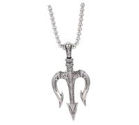 ifundom Collar De Acero Inoxidable Colgante De Lanza Obsequio De Cumpleaños Para Novio Estilo Gótico Punk Para Hombre