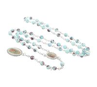 ifundom Collar de Cuentas de Oración para Hombre y Mujer en Aleación Verde, Diseño Cómodo y Elegante para Uso Diario y Ocasiones Religiosas