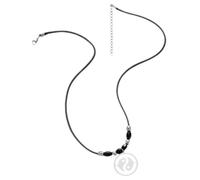 ifundom Collar para Hombre Colgante de Símbolo Tao en Acero Negro Diseño Chic Cadena para Suéter Obsequio para Amantes Cultura China