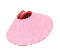 ifundom Collar Protector Antipicoteo para Loros Cono De Cuero De Microfibra Rosa, Tamaño Mediano, para Cicatrización De Heridas Aves Mascota