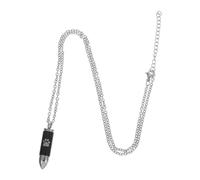 ifundom Collar Urna Cremación Perro con Joyería Conmemorativa para Cenizas Collar Memorial para Mascotas Colgante Negro con Cadena Recuerdo Especial para Llevar Siempre