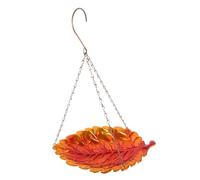 ifundom Comedero Colgante Metálico Pájaros Alimentador de Jardín Exterior Decoración Rústica Gorriones y Pequeñas Práctico y Duradero