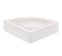 ifundom Comedero de Cerámica para Reptiles Grande, Cuenco de Agua para Lagartos y Geckos, Plato Triangular Resistente para Suministros de Mascotas, Adecuado para Tortugas y Camaleones