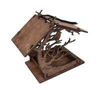 ifundom Comedero de DIY Jardín Casa de Pájaros Creativa Comedero Resistente Montaje Gorriones Exteriores