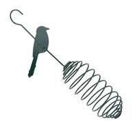 ifundom Comedero para Pájaros Bola De Metal y De Grasa Jaula para para Interior y Exterior Color Oscuro