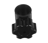 ifundom Conector de Mástil para Sombrilla, Repuesto Negro de Plástico | Diámetro Inferior 32mm y Superior 28mm, Ajuste Preciso para Parasol y Deck Umbrella, Mantenimiento