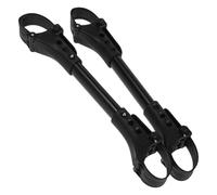 ifundom Conector Doble para Cochecito de Niño Gemelar 2 piezas Aluminio Negro Ligero Máxima Flexibilidad para Uso Exterior Dos Niños