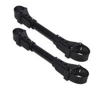 ifundom Conector Para Cochecito Doble De Aluminio Negro Para Niño y Recién Nacido, Pequeño y Portátil Para Gemelos, Adecuado Para Paseos y Parque, Paquete De 2 Unidades