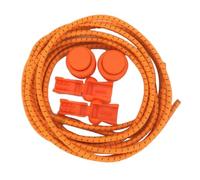 ifundom Cordones Naranja Reflectantes para Elásticos Zapatos Deportivos | Poliéster, Látex y Nylon, Ajuste sin Atar, Uso en Senderismo y Escalada