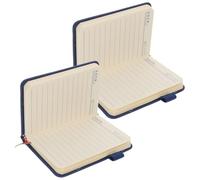 ifundom Cuaderno de Oficina Pequeño y Ligero de Papel y Pu, Mini Bloc de Notas Portátil para Estudiantes, Diario de Bolsillo 2 Piezas para Escritura y Apuntes