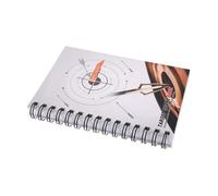 ifundom Cuaderno de Puntuación de Tiro, Hojas de Puntuación de Competición, Registro de Estadísticas de Tiro, Tamaño Bolsillo para Práctica y Torneos