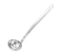 ifundom Cucharón de Sopa de Acero Inoxidable Ranuras para Colar, Utensilio de Cocina Resistente y Multifuncional para Diversas Técnicas de Cocina y Almacenamiento Conveniente