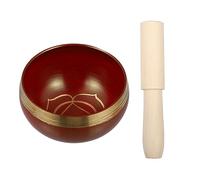 ifundom Cuencos de Meditación, Cuencos Cantores de Cobre y Madera, Resonancia Alta y Portabilidad Adecuado para Yoga y Relajación Hogar