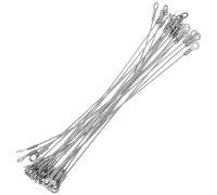 ifundom Cuerda Anti-caídas y Duradera de Cable de Acero Inoxidable 304 Resistente Kit de 20 Piezas para Colgar Cuadros y Luces, Uso Interior y Exterior