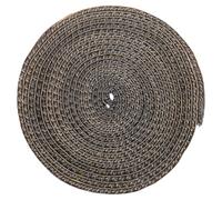 ifundom Cuerda Plana Aislante Autoadhesiva para Estufa y Chimenea 3mm X 10mm X 2m, Resistente al Calor, Tira Selladora para Puerta de Estufa de Leña, Accesorio para Piezas de Repuesto