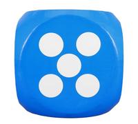ifundom Dados de Espuma Jumbo Gigante Azul 1 Pieza para Actividades Educativas y Juegos Infantiles, Dado Grande Seguro, Entretenimiento y Aprendizaje en Aula y Fiestas