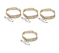 ifundom De Ratán Con Cuerda De Tambor De Lengua De Acero 4 Uds