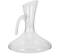 ifundom Decantador de Vino de Vidrio de 1800ml Diseño Creativo y Boca Inclinada, Ligero y Fácil de Verter para Uso Hogar y Eventos