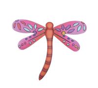 ifundom Decoración De La Pared De Hierro Decorativo Exterior Colgante Libélula Mural Muro Decoración De La Sala De Estar Decoración Del Hogar Decoración De Pared Planchar Rosa