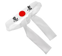 ifundom Diadema Samurái de Tela Japonesa para Entrenamiento de Karate y Cocina Cinta Cabeza Ajustable y Cómoda para Hombre Estilo Tradicional Japonés para Fitness y Actividades