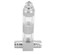 ifundom Difusor de Co2 Externo para Acuario de 16mm con Válvula de Retención y Contador de Burbujas, Accesorio de Acero Inoxidable y Acrílico para Sistemas de Co2 en Acuarios Plantados
