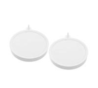 ifundom Discos Difusores de Aire para Acuario 50 MM Piedra Difusora Nano 2 Piezas Burbujas Finas y Silenciosas Generador de Oxígeno para Pecera Accesorio para Tanque de Peces
