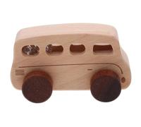 ifundom Educativo Autobús De Madera Juguete Novedad Modelo De Autobús Pequeño Modelo De De Juguete Para Juguete De Bebé o De Simulado Canicas De Madera