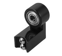 ifundom Eje de conversión de doble martillo conector de pedal de individual a doble convertidor de enlace del pedal de convertidor de pedal de doble Metal Negro