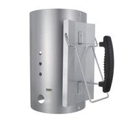 ifundom Encendedor para Parrilla de Barbacoa de Carbón Galvanizado 19 CM | Barril de Ignición Ventilación, Aireación Excelente y Encendido Rápido, para Briquetas y Carbón al Aire Libre