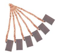 ifundom Escobillas de Carbono para Motor Eléctrico de Elevalunas 4x5x8 Mm, Kit de 6 Piezas de Alto Cobre Resistente al Desgaste, Repuesto para Reparación de Motor de Ventana de Coche