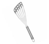 ifundom Espátula de Acero Inoxidable para Voltear Alimentos y Escurrir Líquidos Diseño Ranurado para Cocina Adecuado para Freír Pescado y Huevos Hogar