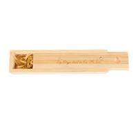ifundom Estuche de Madera para Anuncio de Recién Nacido, Caja de Madera para Guardar Pruebas de Embarazo, Beige, con Tapa Deslizante, para Recuerdos de Ñiño y Dientes de Ñiño, para Padres