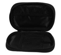 ifundom Estuche Organizador para Bolsa de Transporte Compacta Rígida Negra Almacenamiento para Suministros Médicos Kit para Diabetes Viaje Portátil