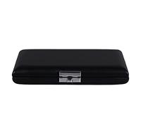 ifundom Estuche Para Cañas De De Pu Cuero 6 Ranuras Soporte Ligero y Resistente Hebilla De Metal Adecuado Para Proteger y Transportar Cañas De