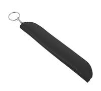 ifundom Estuche Pequeño para Bolígrafos Cremallera, Material PU Resistente, Compacto y Ligero, Bolsa Delgada para Lápices Gris, Adecuado para Papelería y Uso Diario