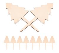 ifundom Etiquetas para Plantas de Jardín de Bambú Forma Árbol Resistentes Intemperie Tamaño 99 X 43 CM Pack de 10 Piezas Marcadores para Exterior E Interior Escritura Manual