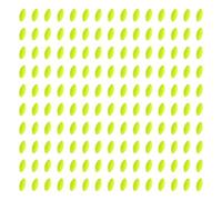 ifundom Flotadores de Pesca Espuma 100 Unidades Color Amarillo 6.3x13.2 Mm Cabezal Grueso Diseño Redondo Alta Visibilidad para Aparejos y Pesca en Agua Dulce y Salada