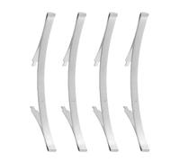 ifundom Freno Puerta Corredera Armario de Acero al Manganeso, Posicionador Inferior para Puertas Correderas, Fácil Instalación y Compatible Mayoría de Sistemas, Pack de 4 Piezas