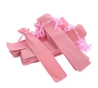 ifundom Funda para Bolígrafos Cordón de Cierre Estuche Pequeño de Doble Grosor Tela de Felpa Rosa 35 Piezas Adecuado para Viaje Escuela y Oficina Organizador Compacto para Lápices y