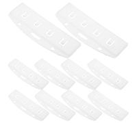 ifundom Funda Protectora Semiabierta para Credencial 20 Piezas Rígida y Transparente de PC Mate Porta Tarjetas de Identificación para Trabajo Escuela y Eventos Fácil Acceso y