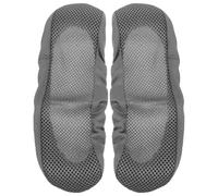 ifundom Fundas Elásticas para Reposabrazos de Silla Gaming, Tela Transpirable Gris, Tamaño 32x8 Cm, Pack 2 Unidades, Protectores Extraíbles para Sillas de Oficina Ergonómicas, Uso