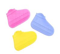 ifundom Fundas para Zapatos Antideslizantes Impermeables de L 3 Pares Diseño Plegable Unisex para Días de Lluvia