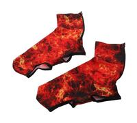 ifundom Fundas para Zapatos de Senderismo y Ciclismo Invierno, Antideslizantes y Resistentes al Viento, Poliéster, Diseño Simple para Hombre y Mujer en Actividades Deportivas
