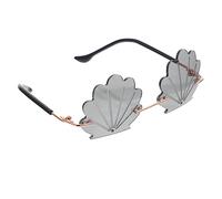 ifundom Gafas para Mascotas Gafas de Sol Divertido Perros Largo Accesorios Gablas de Sol Gafas con Forma de Concha Gafas de Gato Novedad Gafas para Gatos Gafas de Gato Falsas Resina