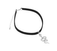 ifundom Gargantilla Vintage Serpiente Negro Terciopelo, Collar Gótico Para Mujer, Cadena De Clavícula Corta, Joyería Cosplay y Uso Diario, Diseño Delicado y Único