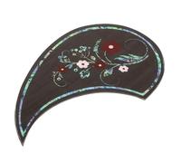 ifundom Golpeador De Guitarra Autoadhesivo Para Guitarra Acústica De 39-41 Pulgadas, Placa Antirayaduras Diseño De Gotas Decorado Flores, Protector Plástico Duradero Para Cuerdas