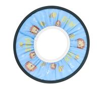 ifundom Gorro De Ducha Para Ñiño Ajustable, Protector De Orejas, Gorro Baño Azul Para Niños Bañándose, Cuidado En Baño y Viajes, Paquete 1 Unidad