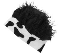 ifundom Gorro Divertido para Hombre con Peluca Simulada Gorro De Punto CáLido De Invierno Sin ala Accesorio Casual para Actividades Al Aire Libre Y Fiesta