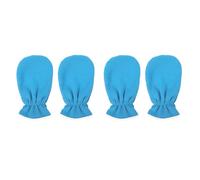 ifundom Guantes de Parafina para Spa 2 Pares, Térmicos Azules de Poliéster y Franela, Cubiertas Nutritivas para Cuidado y Exfoliación de Manos, Ideales para Terapia de Cera Caliente